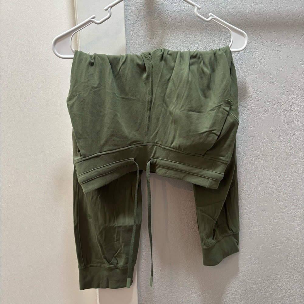 Olive Green LULULEMON Jogger Pants